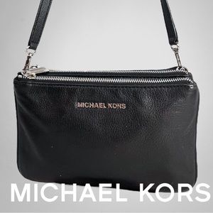 Micho Kors Adele Double Zip Mini Crossbody Bag